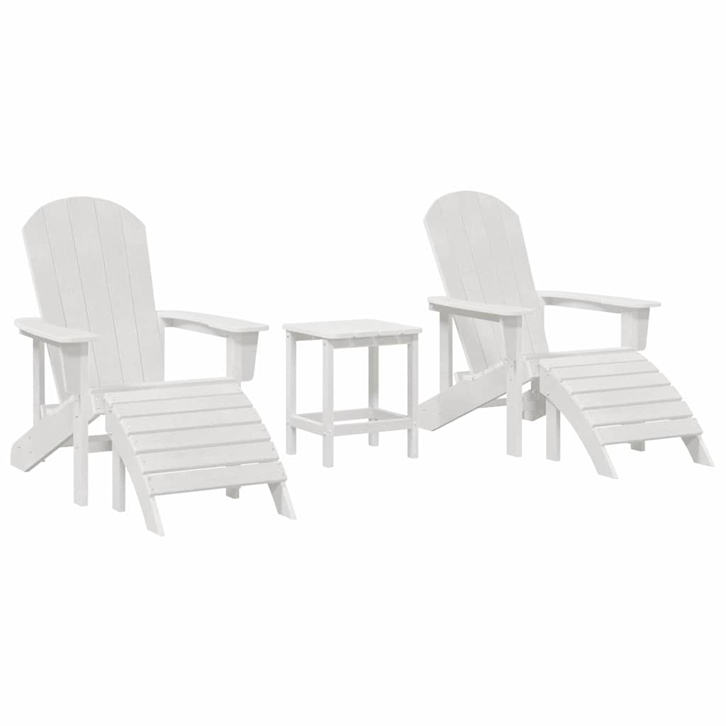 Garden Lounge Furniture 3 pcs White 38 x 38 x 46cm Plastic