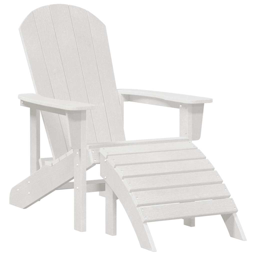 Garden Chair 3 pcs White Polyethylene