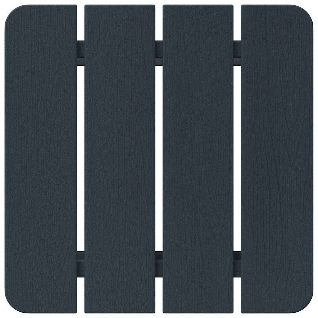 Garden Lounge Furniture 3 pcs Navy 38 x 38 x 46cm Plastic