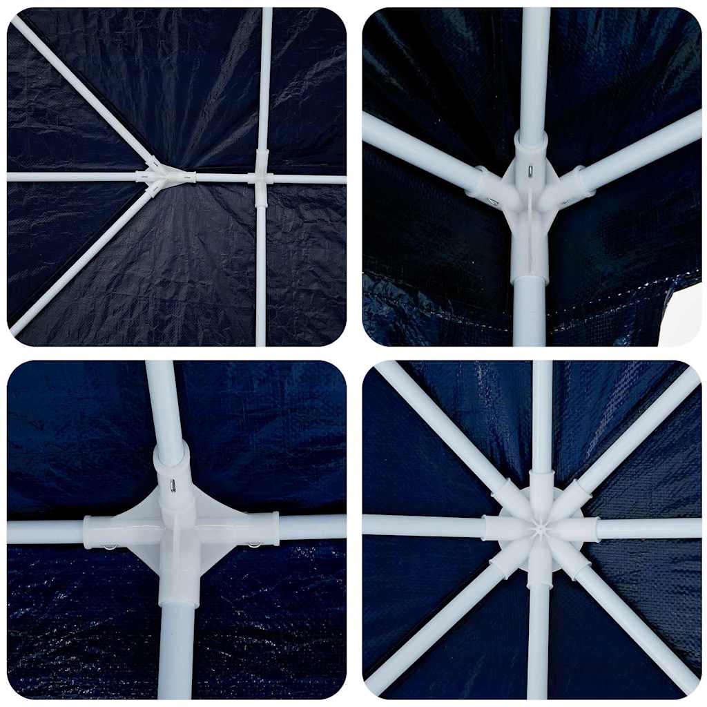 Party Tent Blue and White 400 x 400 x 266 cm