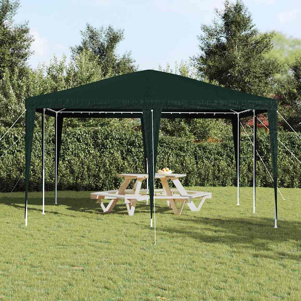 Party Tent Green and White 400 x 400 x 266 cm