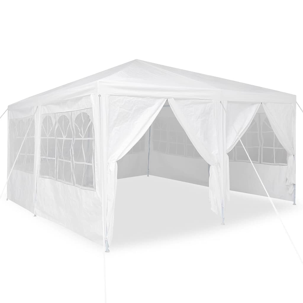 Party Tent White 400 x 400 x 266 cm Polyethylene