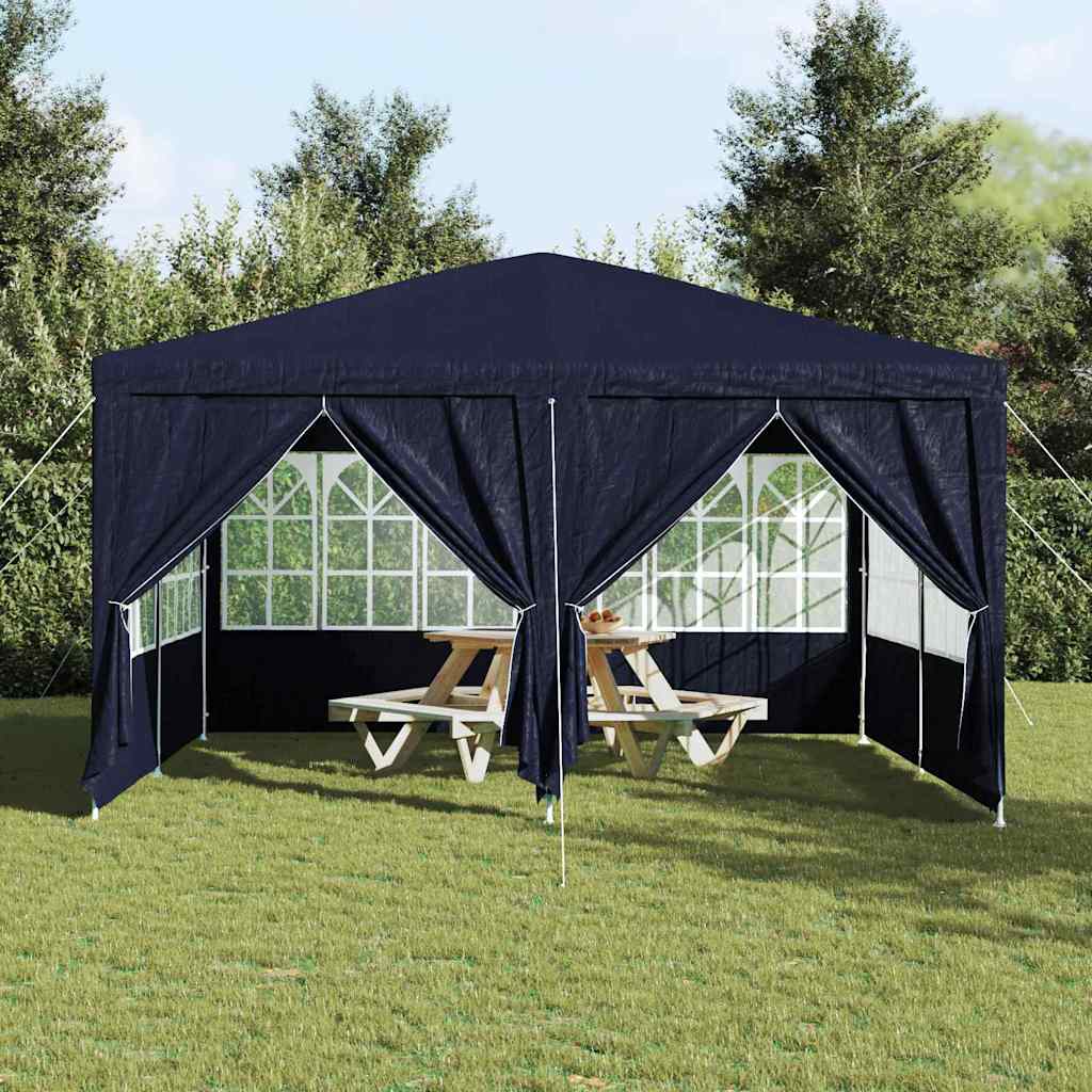 Party Tent Blue and White 400 x 400 x 266 cm