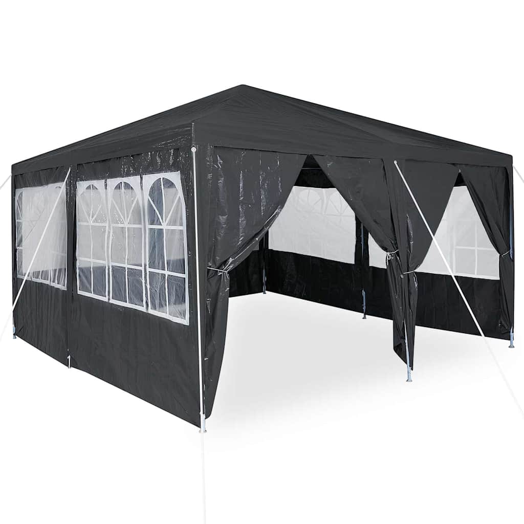 Party Tent Anthracite and White 400 x 400 x 266 cm