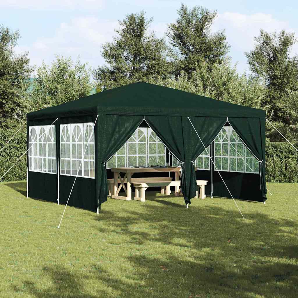 Party Tent Green and White 400 x 400 x 266 cm