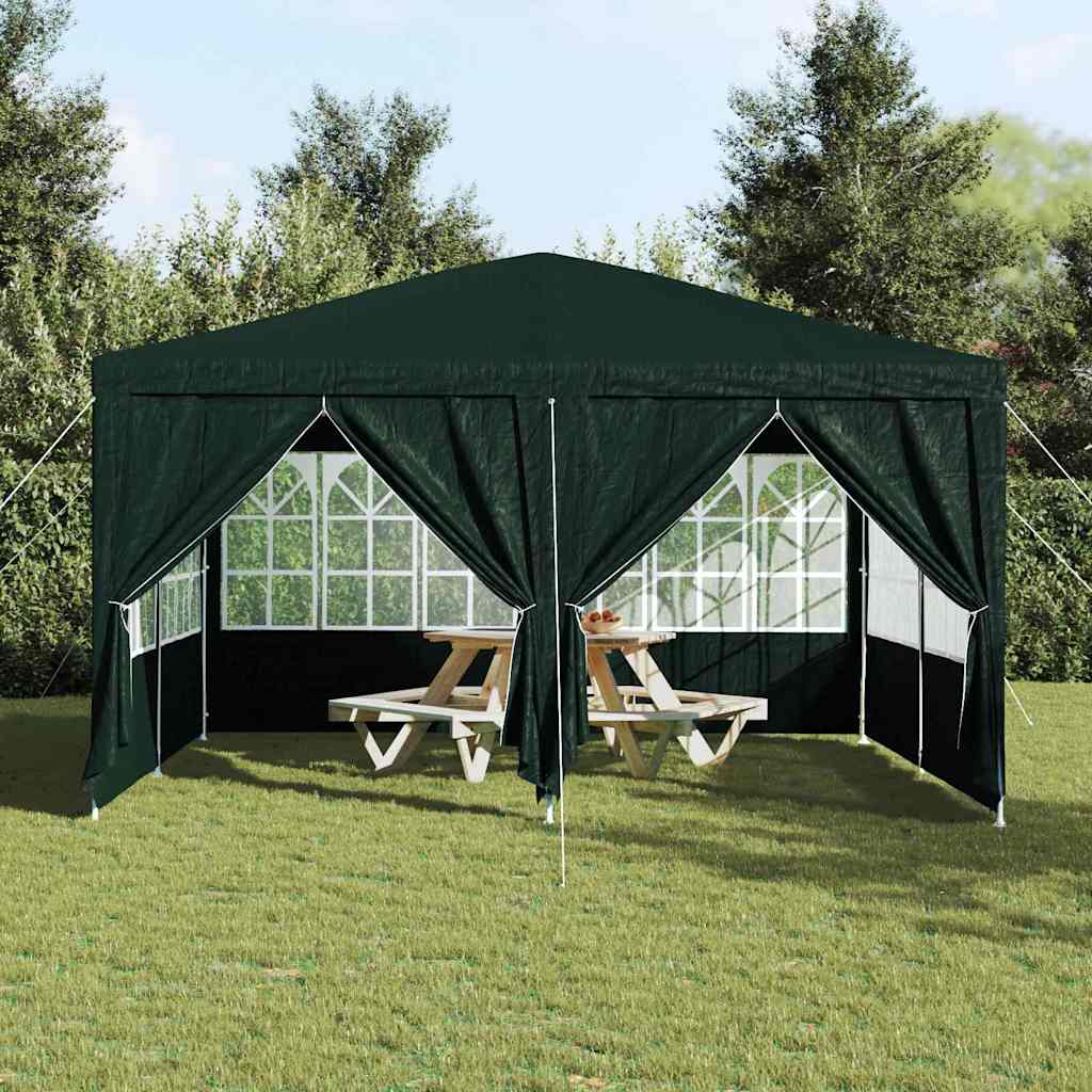 Party Tent Green and White 400 x 400 x 266 cm