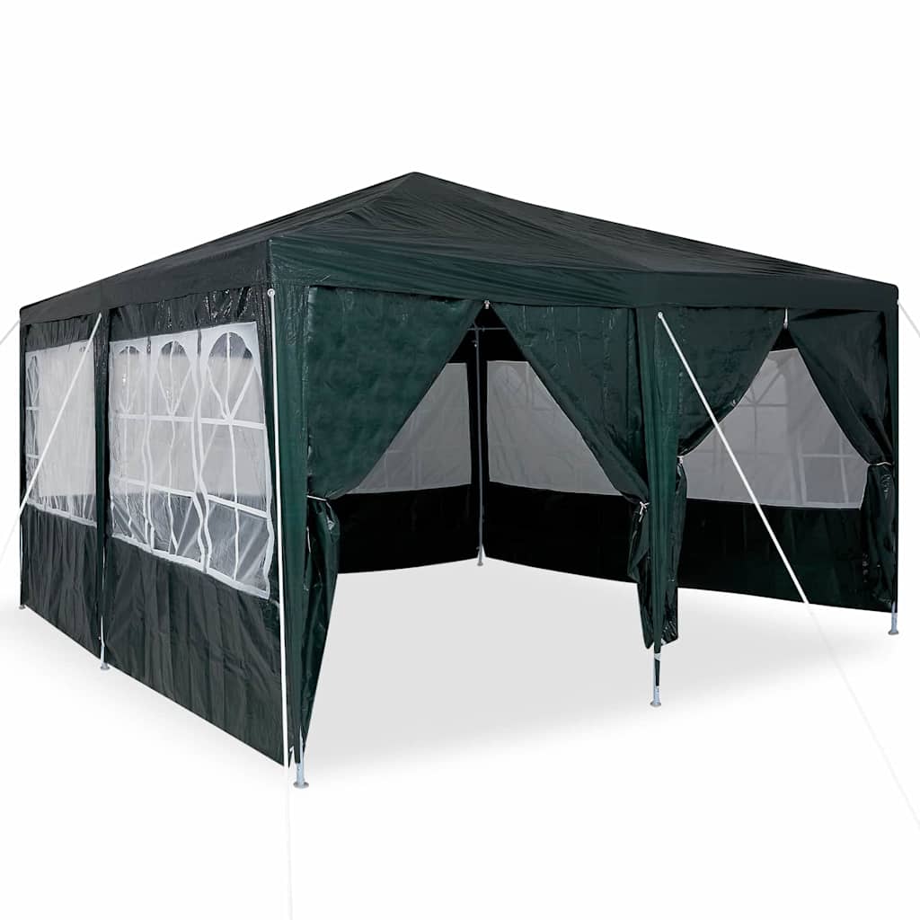 Party Tent Green and White 400 x 400 x 266 cm