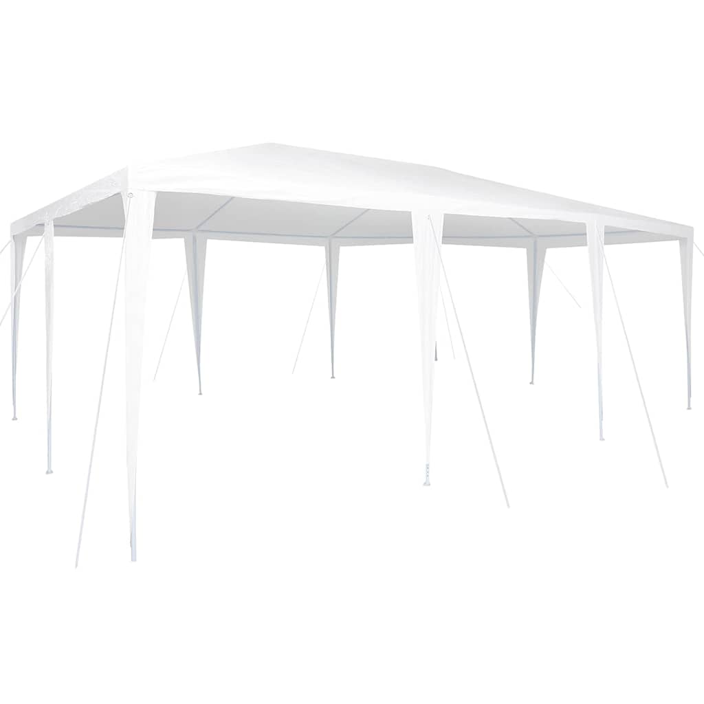 Party Tent White 600 x 400 x 266 cm Polyester and Steel