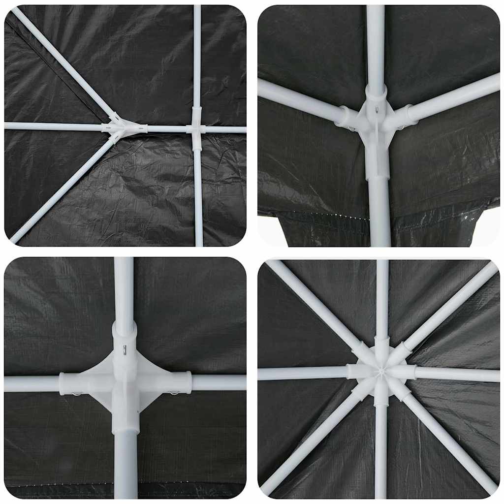 Party Tent Anthracite and White 600 x 400 x 266 cm