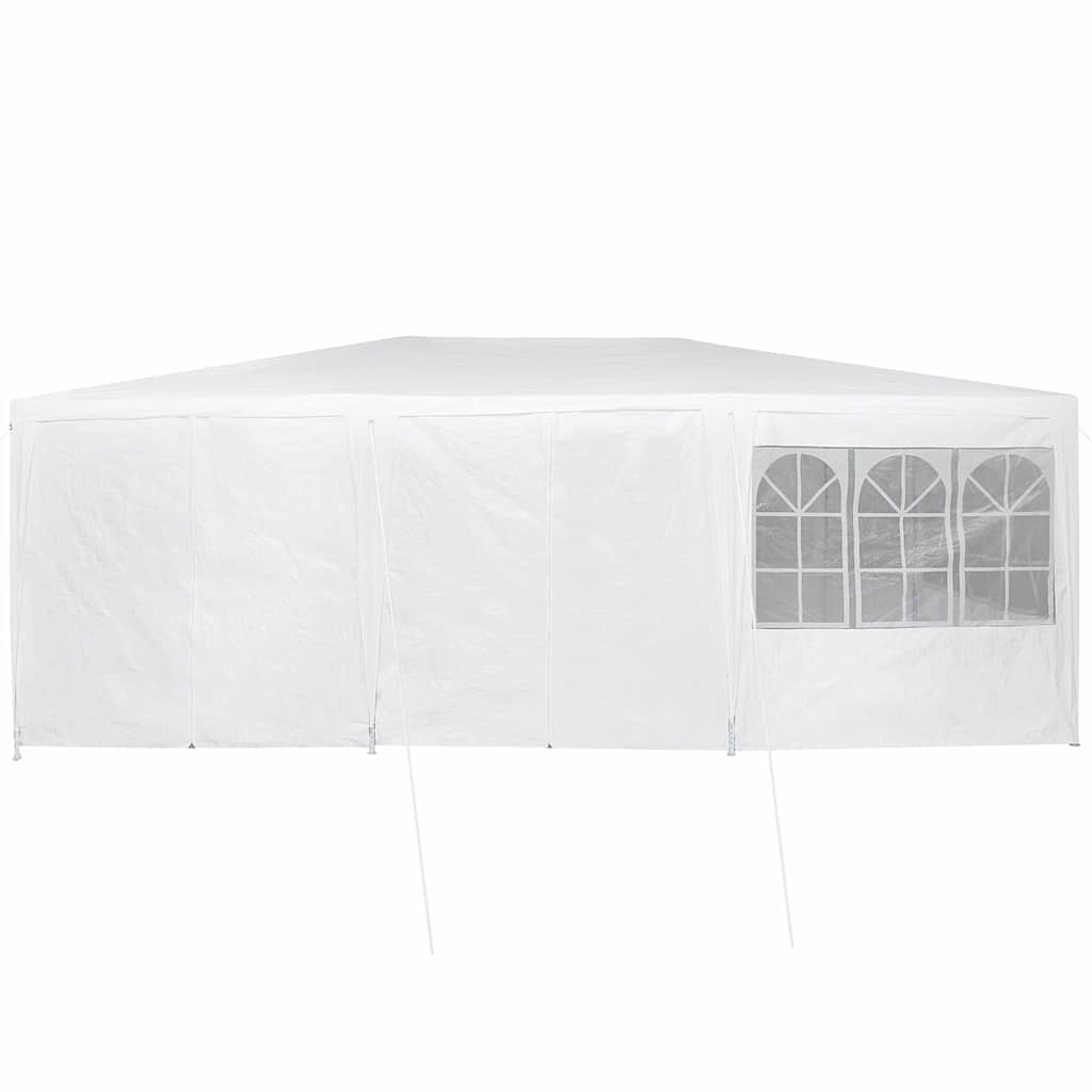 Party Tent White 600 x 400 x 266 cm Polyester and Steel