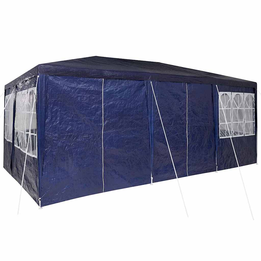 Party Tent Blue and White 600 x 400 x 266 cm