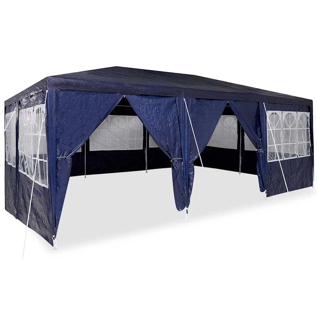 Party Tent Blue and White 600 x 400 x 266 cm