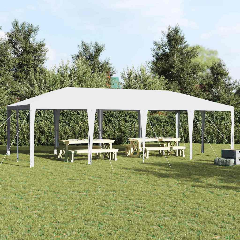 Party Tent White 800 x 400 x 266 cm Polyester and Steel