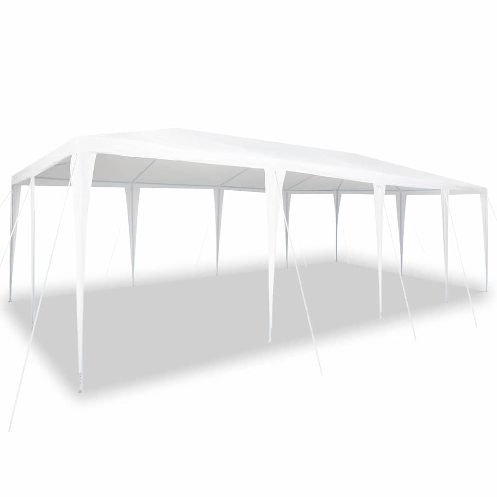 Party Tent White 800 x 400 x 266 cm Polyester and Steel