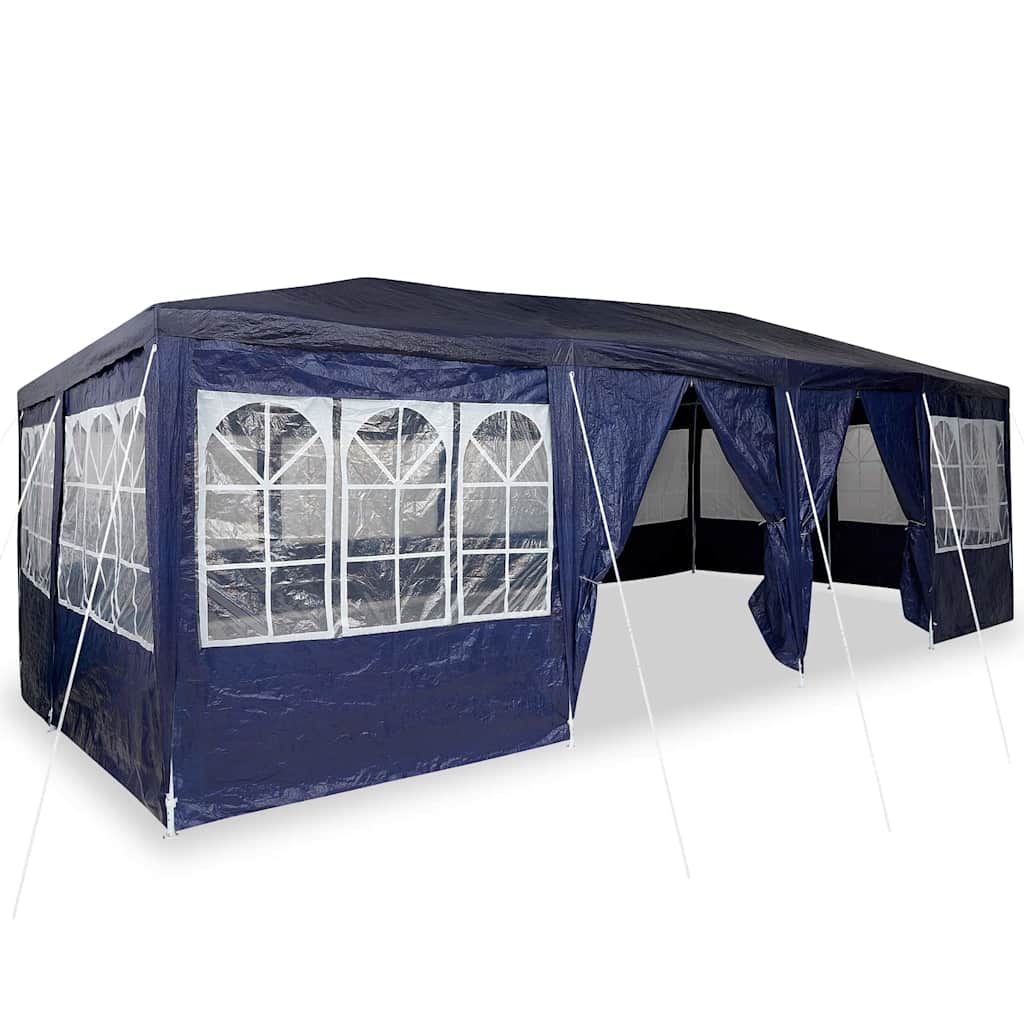 Party Tent Blue and White 800 x 400 x 266 cm