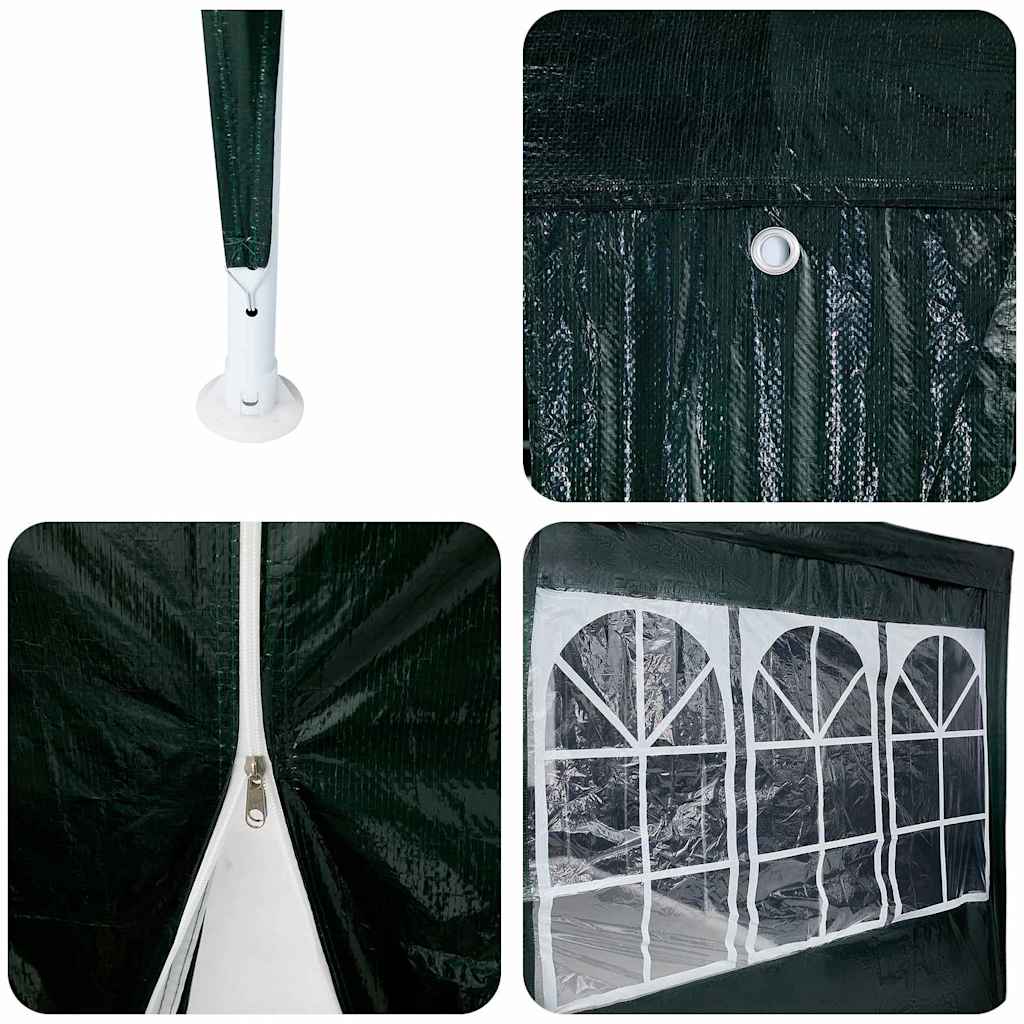 Party Tent Green and White 800 x 400 x 266 cm