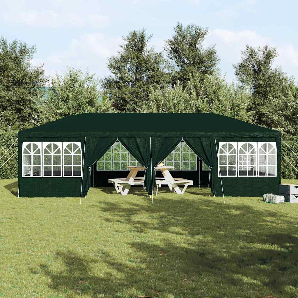 Party Tent Green and White 800 x 400 x 266 cm