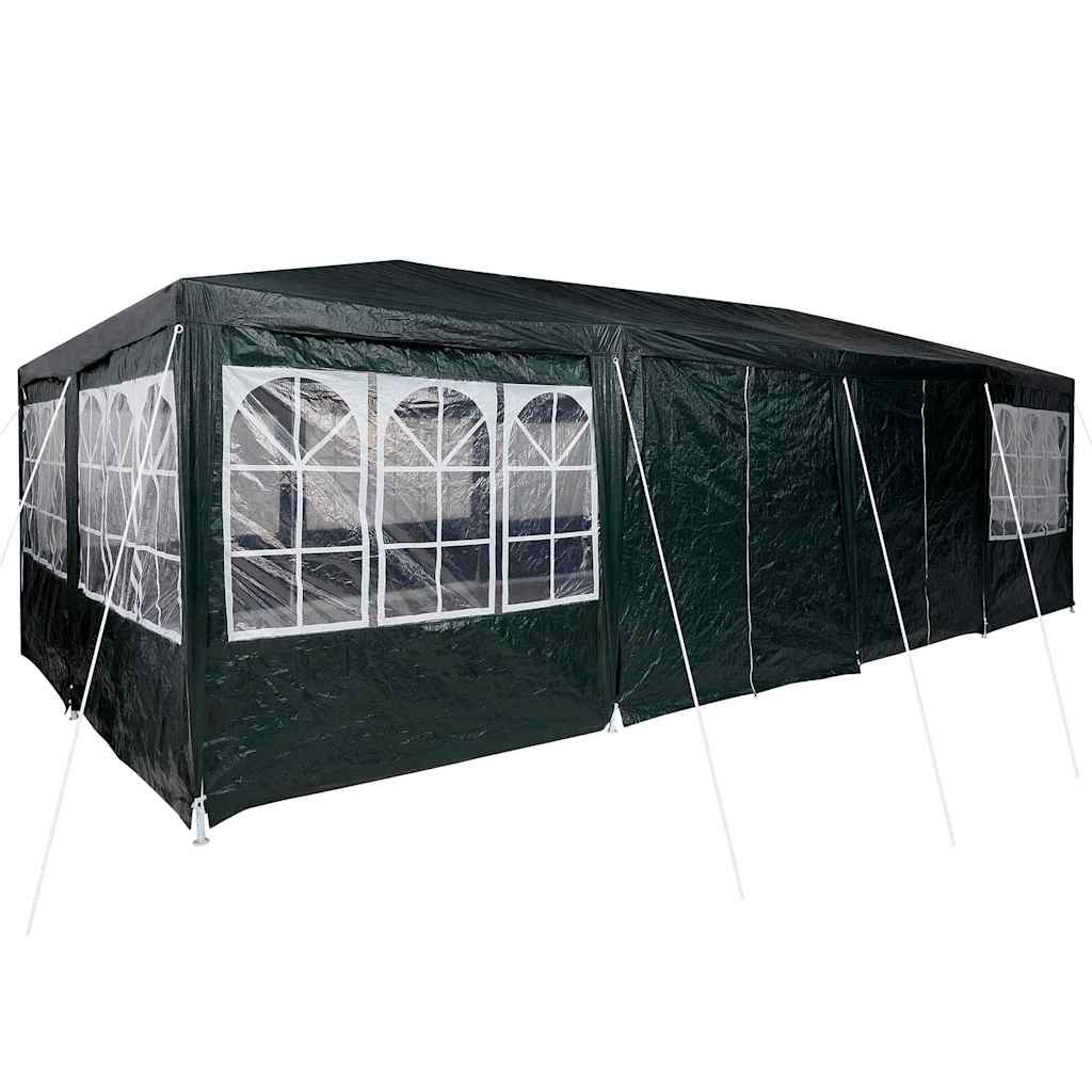 Party Tent Green and White 800 x 400 x 266 cm