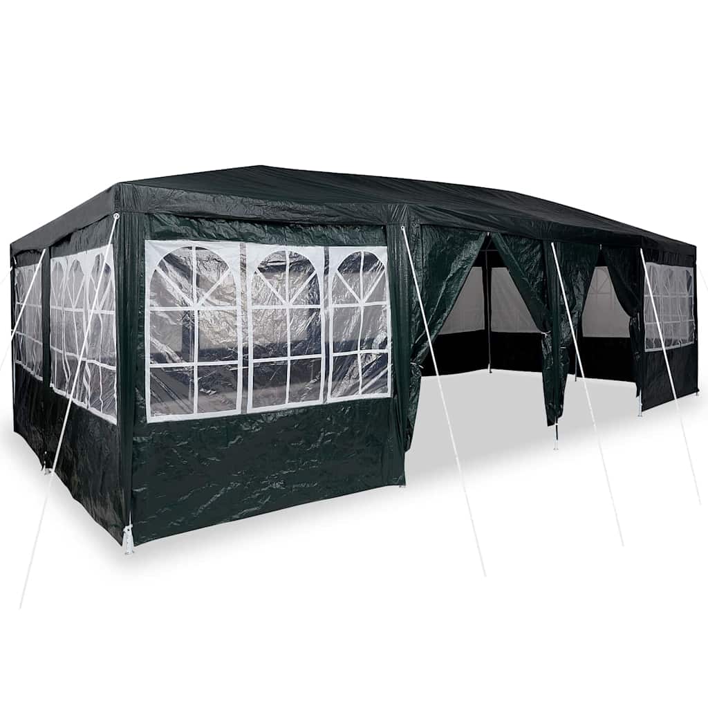 Party Tent Green and White 800 x 400 x 266 cm