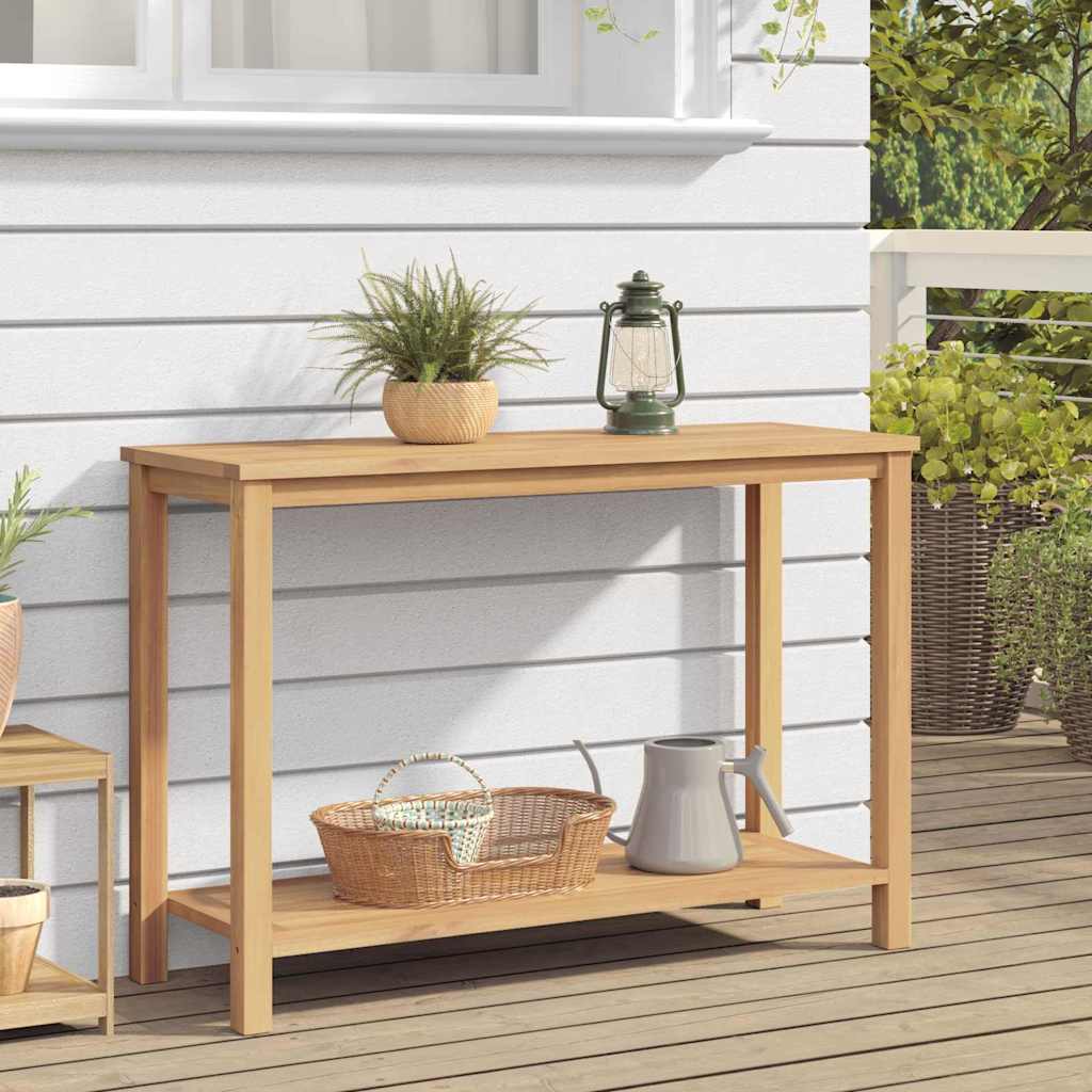 Coffee Table with Shelf Brown 110 x 40 x 45 cm Solid teak wood