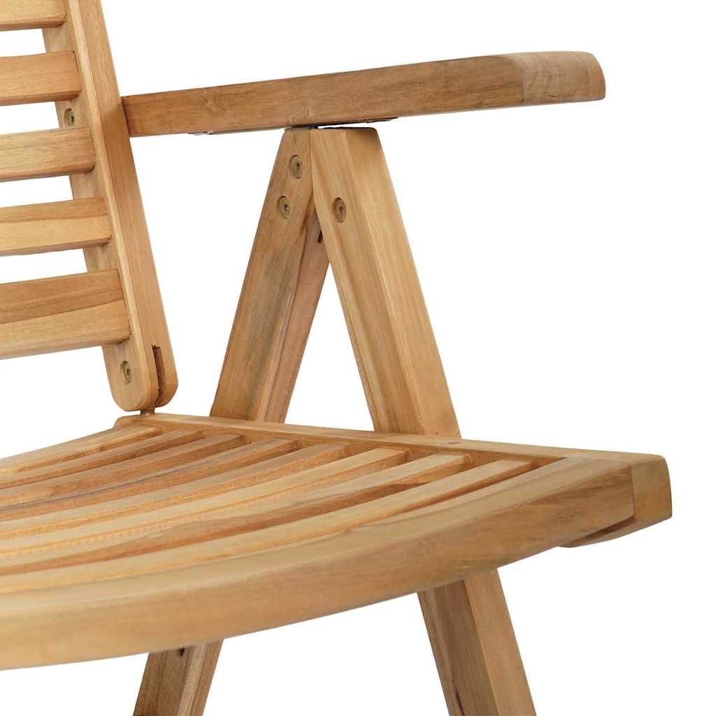 Garden Chairs 2 pcs Brown 52 x 64.5 x 108 cm Solid Acacia wood