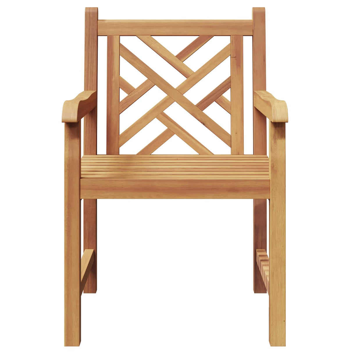Chair 2 pcs Brown 60 x 58 x 90 cm Solid Teak Wood