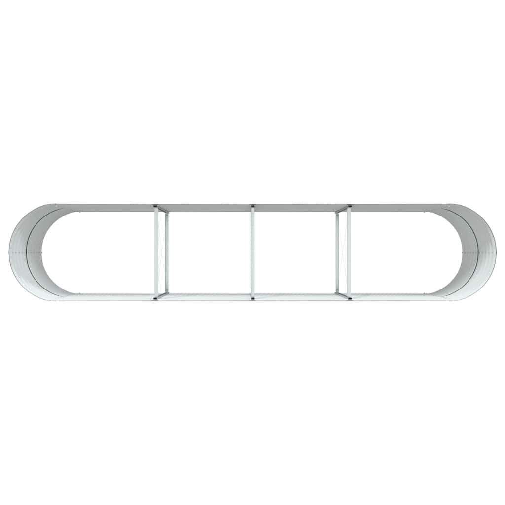 Garden Raised Bed Green 400 x 80 x 81 cm Steel