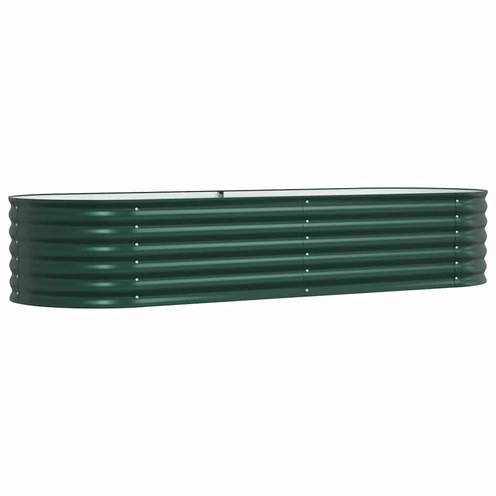 Garden Raised Bed Green 240 x 80 x 44 cm Steel
