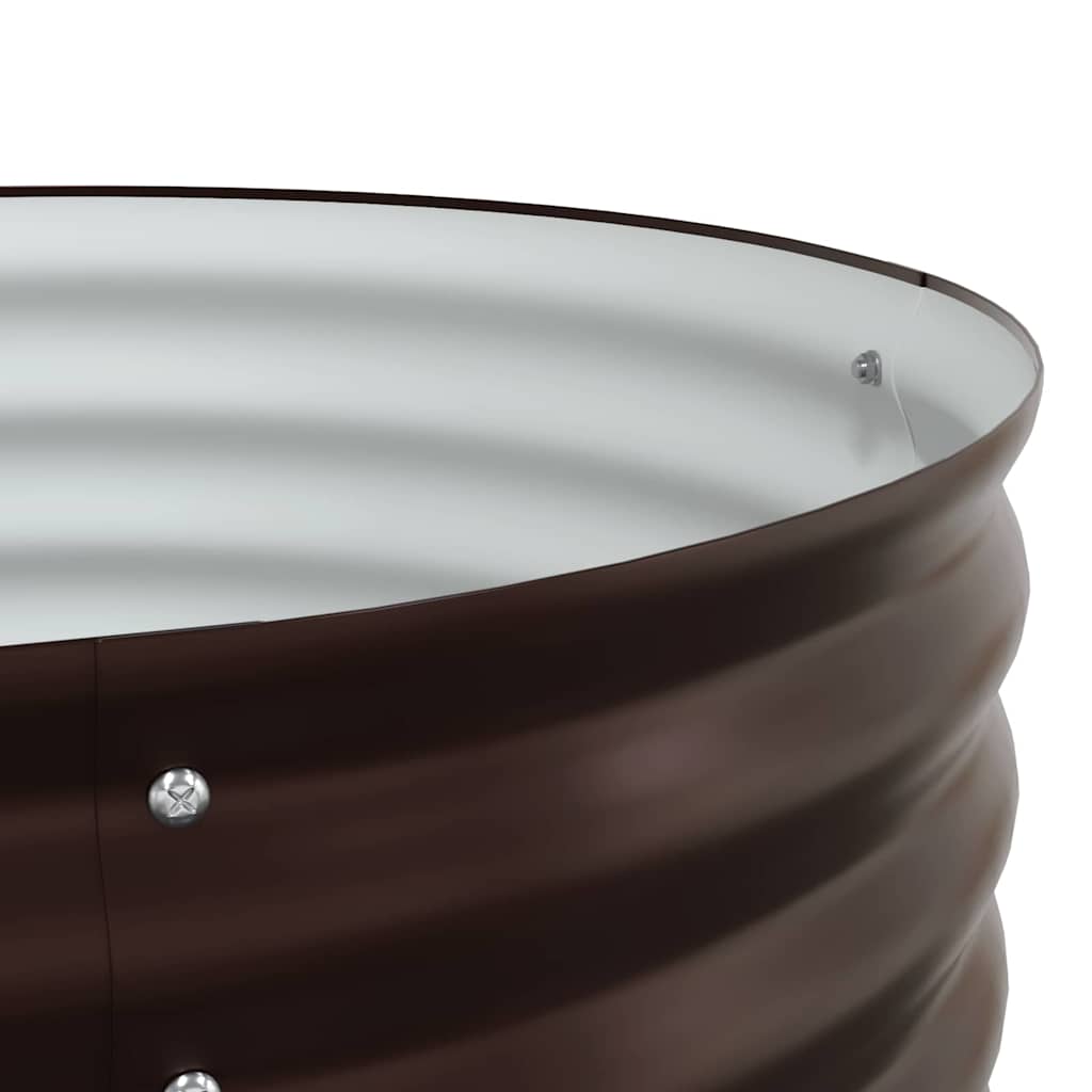 Garden Raised Bed Brown 160 x 80 x 44 cm Steel