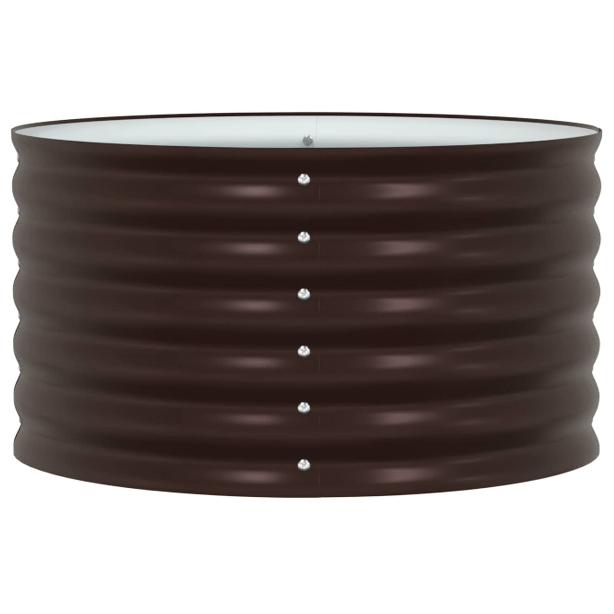 Raised Bed Brown 80 x 80 x 44 cm Steel