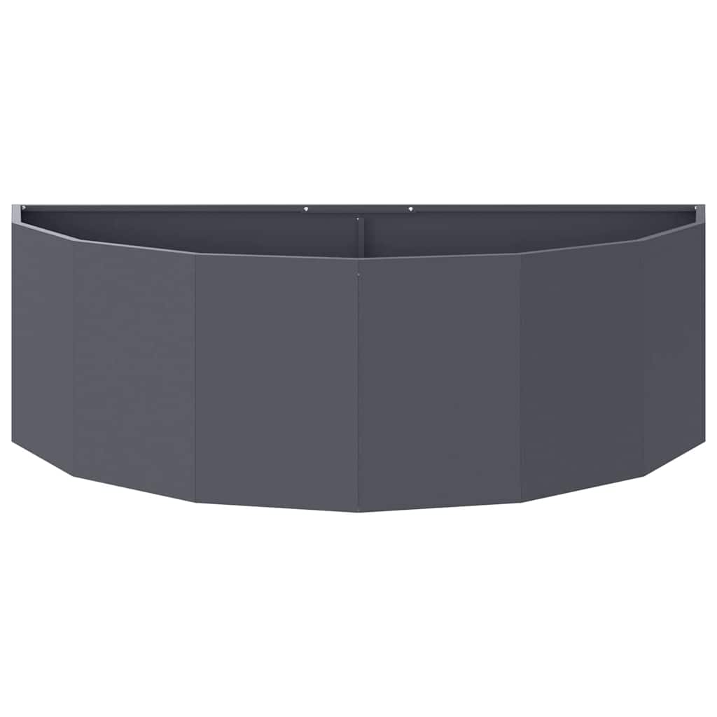 Planter Anthracite 120 x 60 x 35 cm Steel