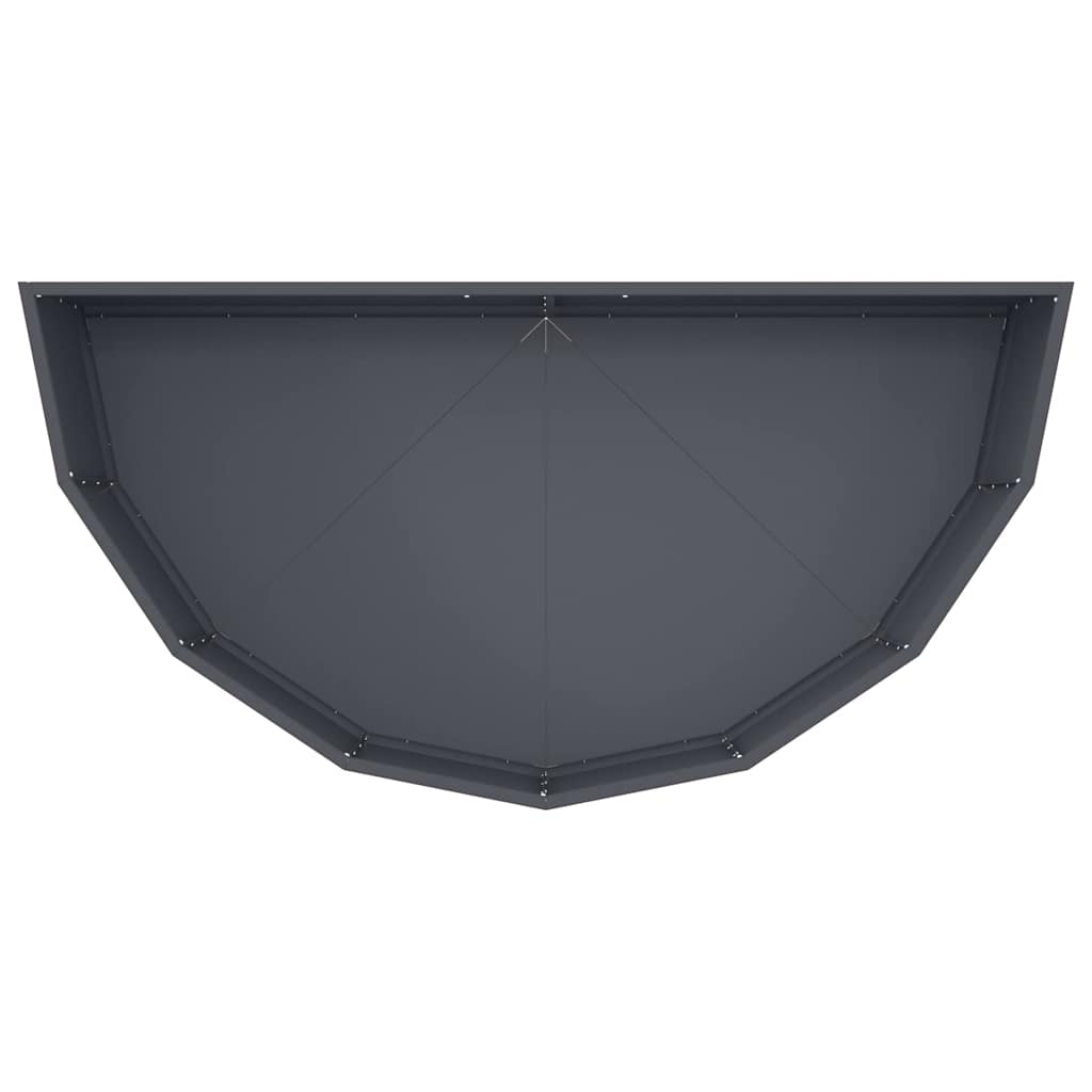 Planter Anthracite 120 x 60 x 35 cm Steel