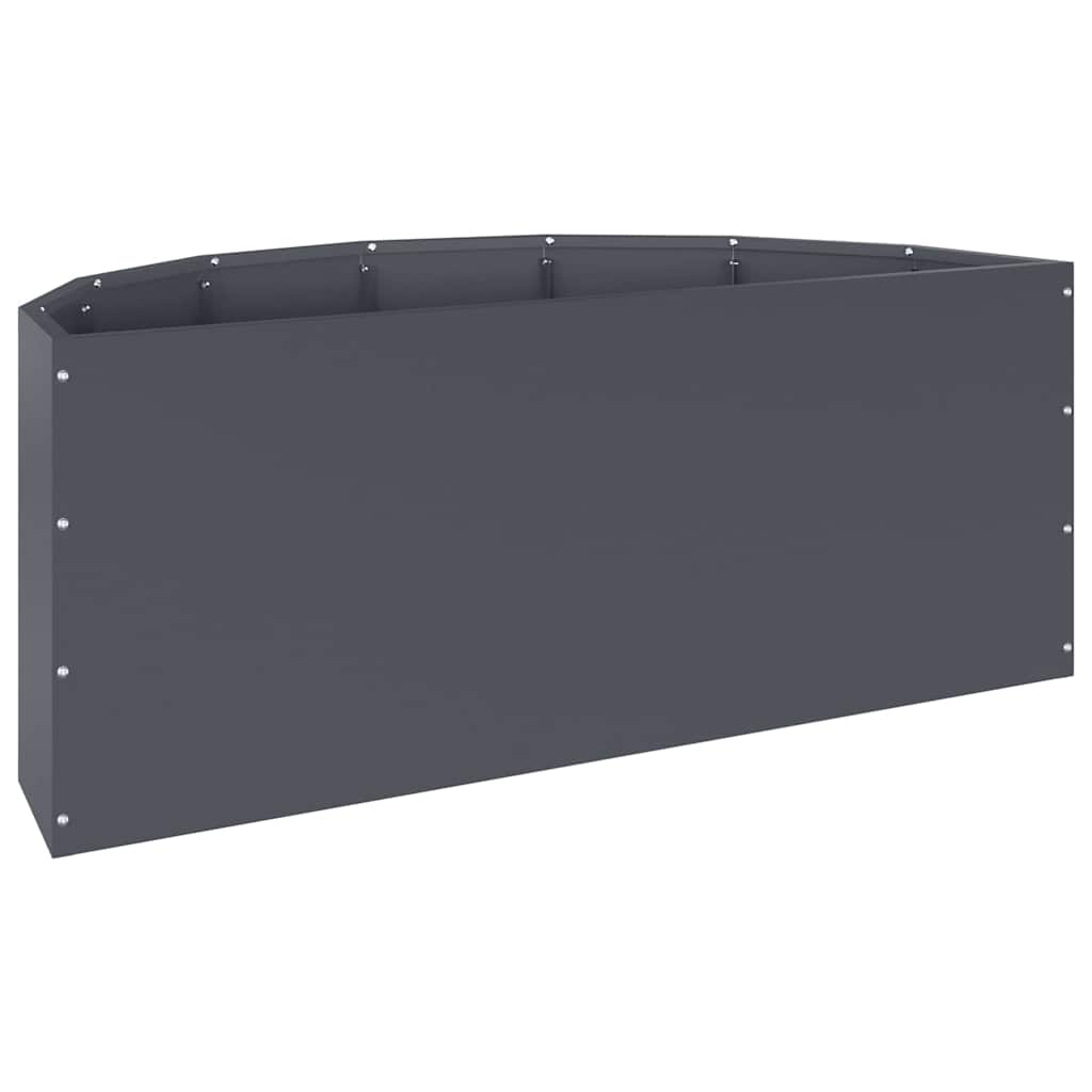 Planter Anthracite 90 x 45 x 35 cm Steel