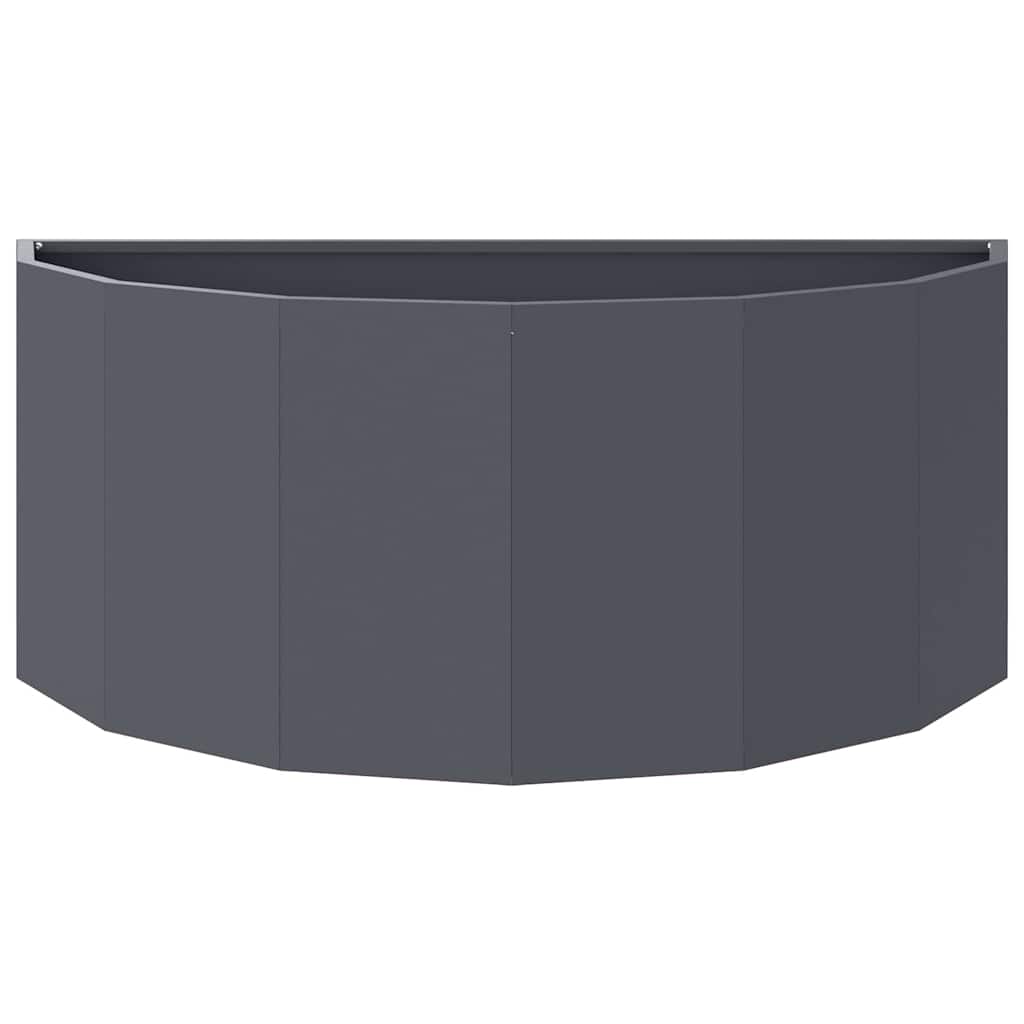 Planter Anthracite 90 x 45 x 35 cm Steel