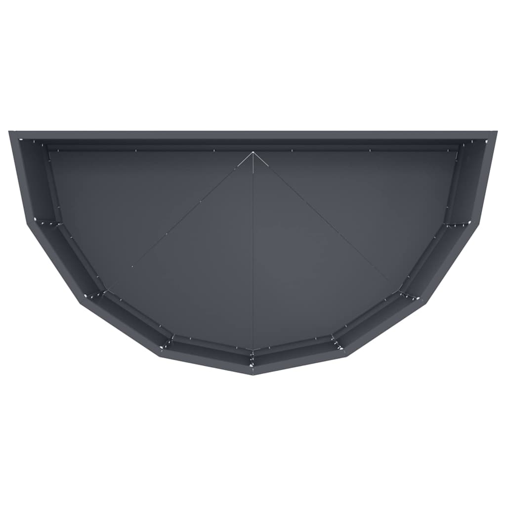 Planter Anthracite 90 x 45 x 35 cm Steel