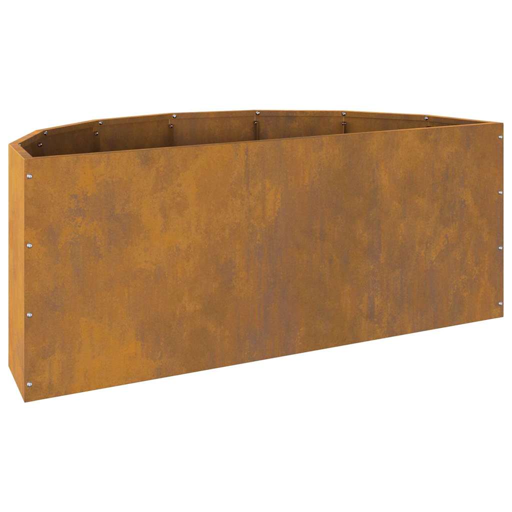 Planter Rusty 90 x 45 x 35 cm Weathering Steel