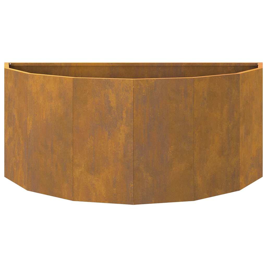 Planter Rusty 90 x 45 x 35 cm Weathering Steel