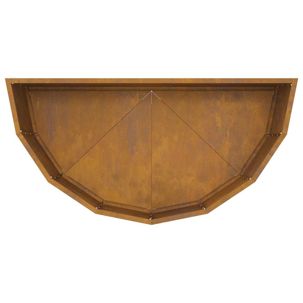 Planter Rusty 90 x 45 x 35 cm Weathering Steel