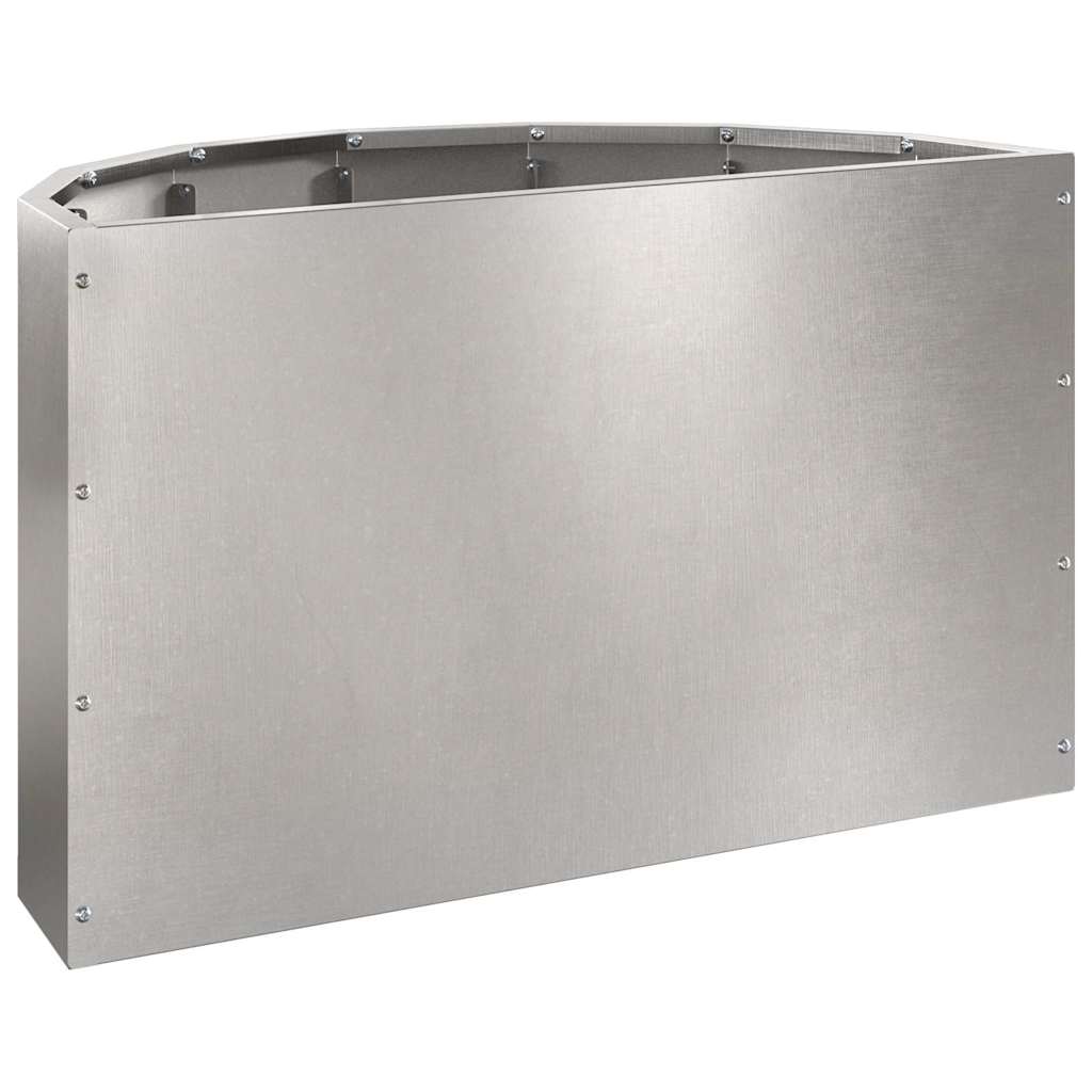 Planter Silver 60 x 30 x 35 cm Stainless Steel