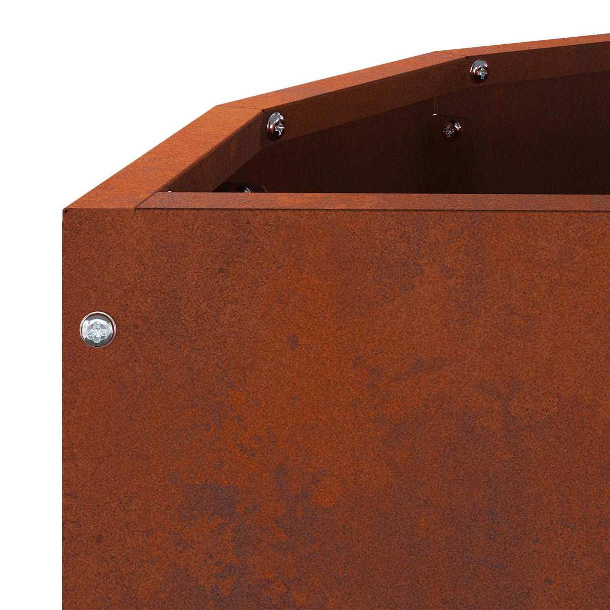 Planter Rusty 60 x 30 x 35 cm Weathering Steel