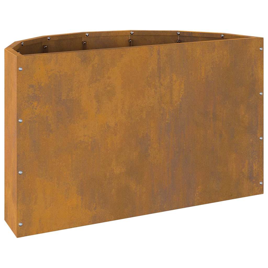 Planter Rusty 60 x 30 x 35 cm Weathering Steel