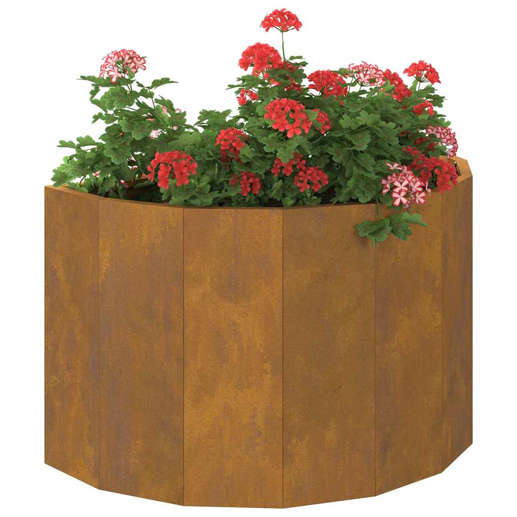 Planter Rusty 60 x 30 x 35 cm Weathering Steel