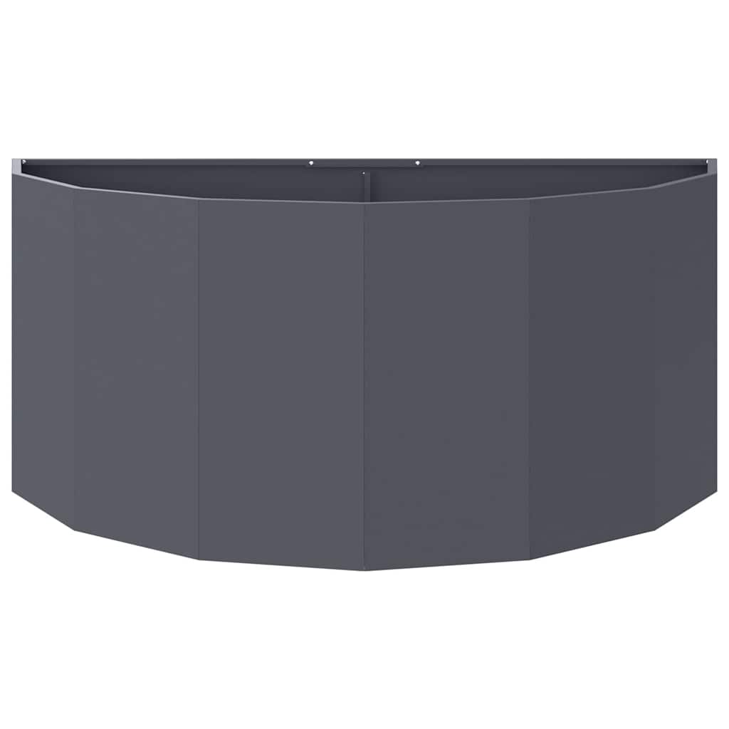 Planter Anthracite 120 x 60 x 50 cm Steel