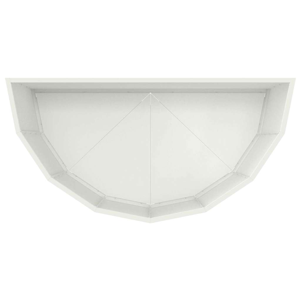 Planter White 90 x 45 x 50 cm Steel