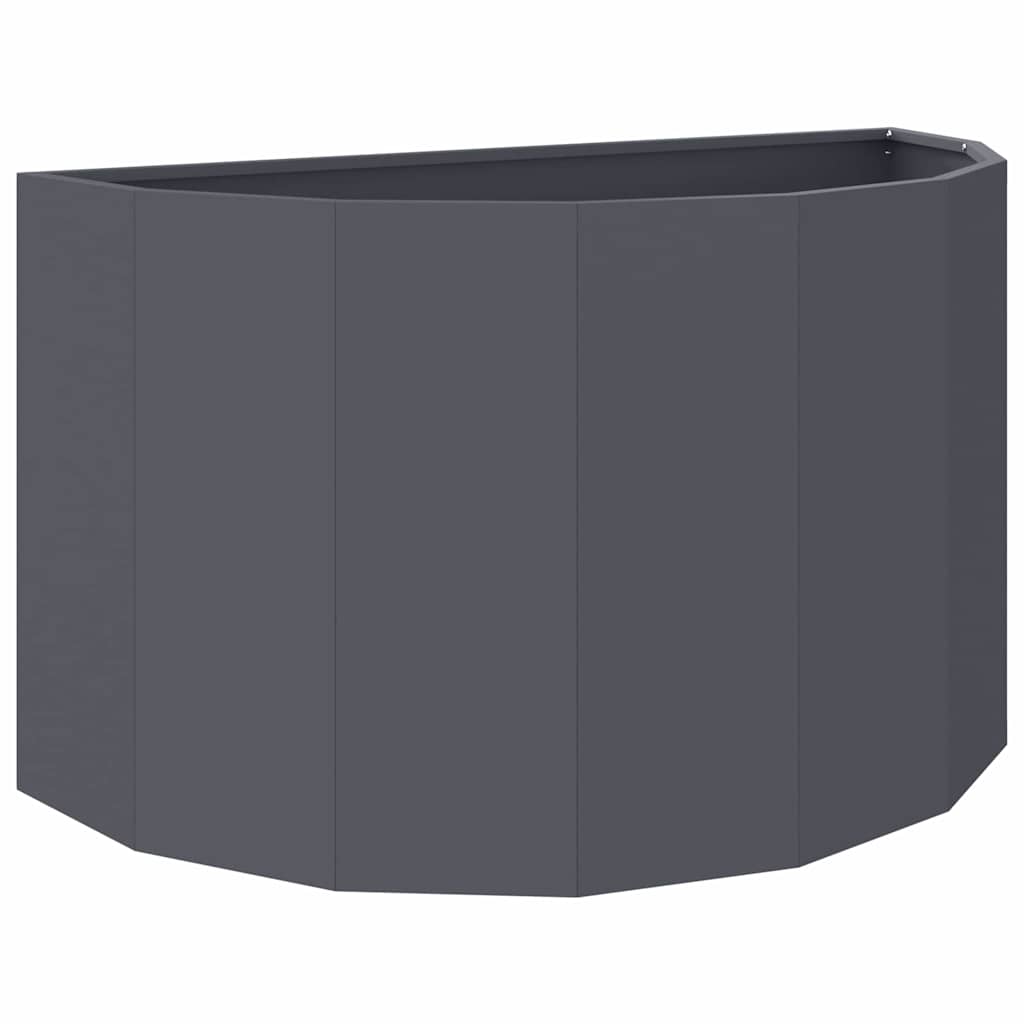 Planter Anthracite 90 x 45 x 50 cm Steel