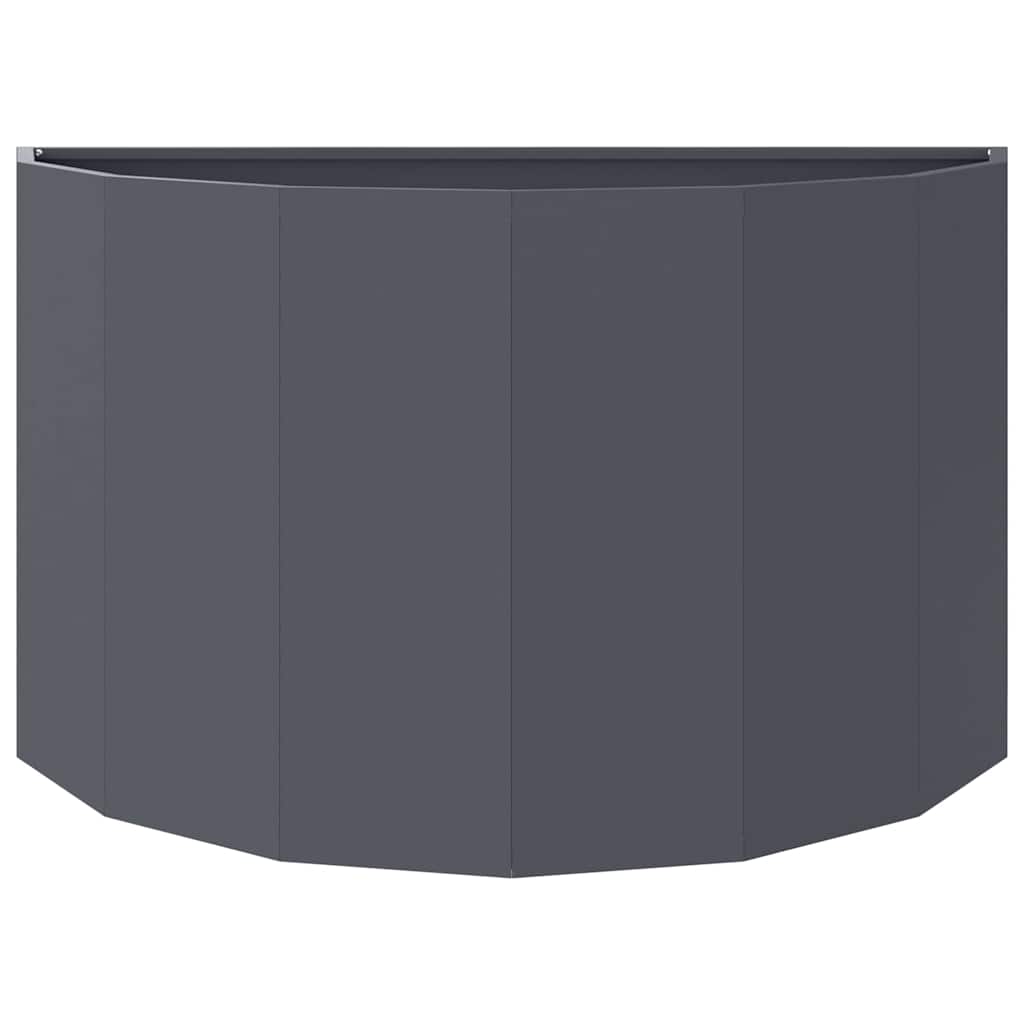 Planter Anthracite 90 x 45 x 50 cm Steel