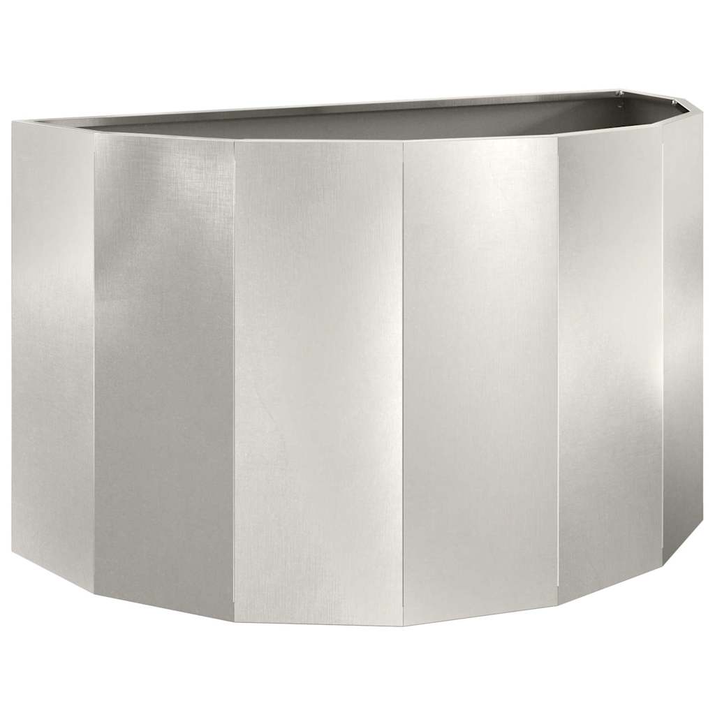 Planter Silver 90 x 45 x 50 cm Stainless Steel