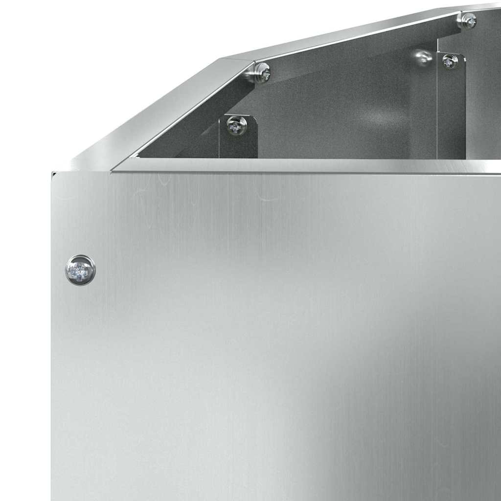 Planter Silver 90 x 45 x 50 cm Galvanised Steel