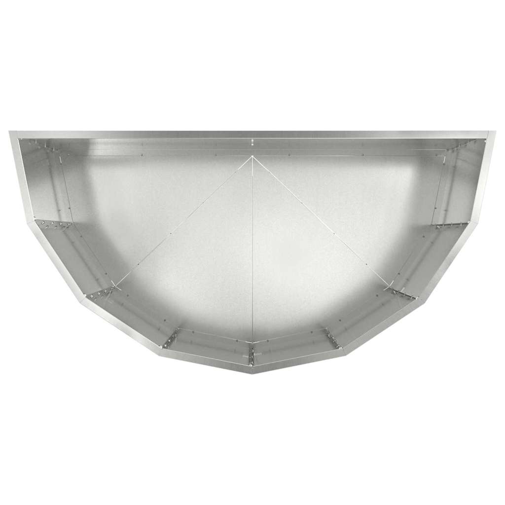 Planter Silver 90 x 45 x 50 cm Galvanised Steel