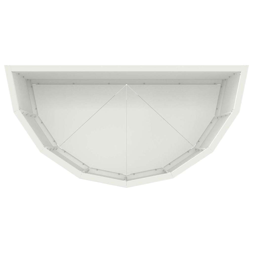 Planter White 60 x 30 x 50 cm Steel